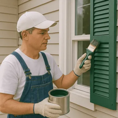 Shutter Painting in Seattle, WA