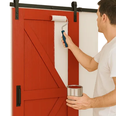Barn Door Painting in Seattle, WA
