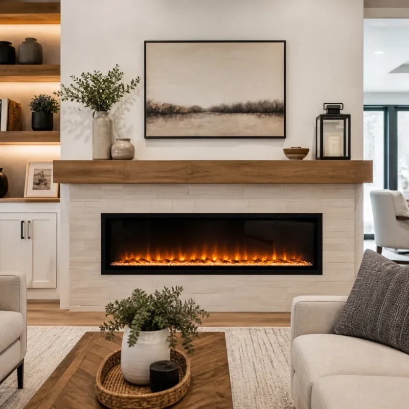 Living Room Electric Fireplaces in Seattle, WA