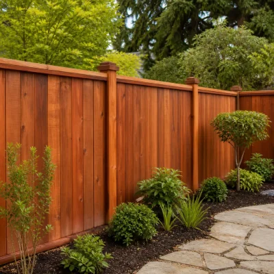 Redwood Fence Installation in Seattle, WA