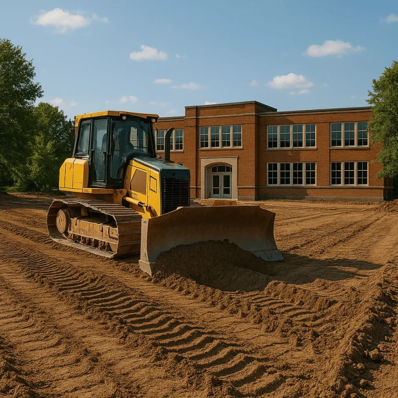 Seattle Educational Site Preparation — Clearing, Grading, Utilities & Pads