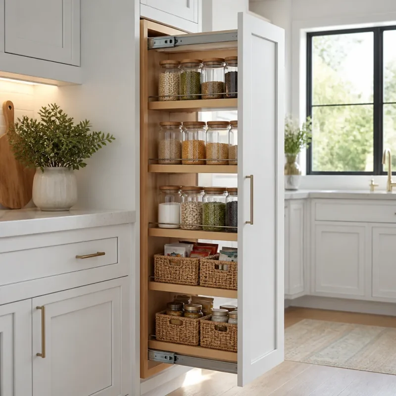Pull-Out Pantry Installation in Bellevue, WA