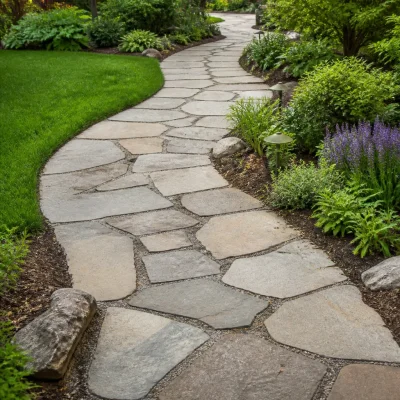 Stone Walkway in Seattle, WA