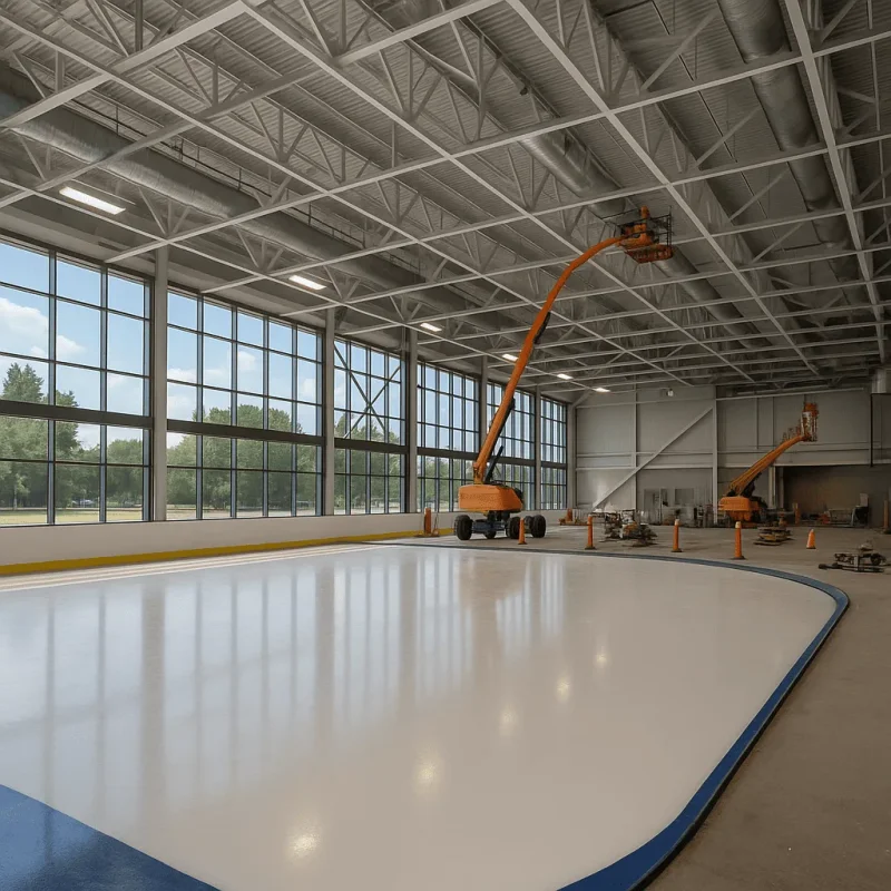 Ice Rink Construction in Bellevue, WA