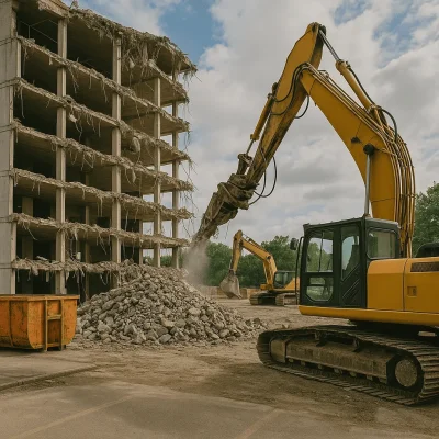 Seattle Hotel Demolition & Site Work — Selective Demo, Haul-Off & Groundwork