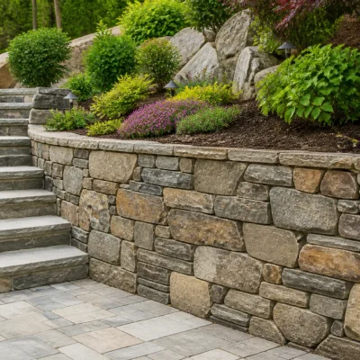 Stone Retaining Wall in Seattle, WA