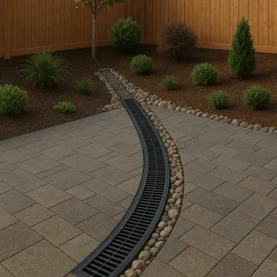 French Drain Installation in Bellevue, WA