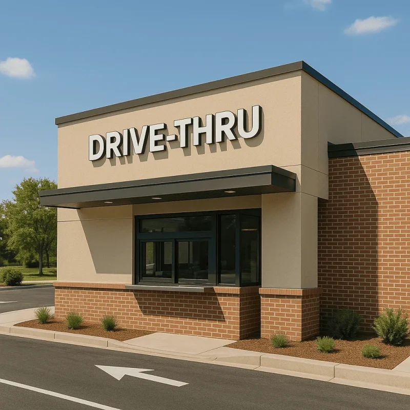 Seattle Drive-Thru Construction — Lanes, Canopies, Menu Boards & POS