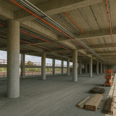 Seattle Underground Parking Construction — Excavation, Waterproofing & Ventilation