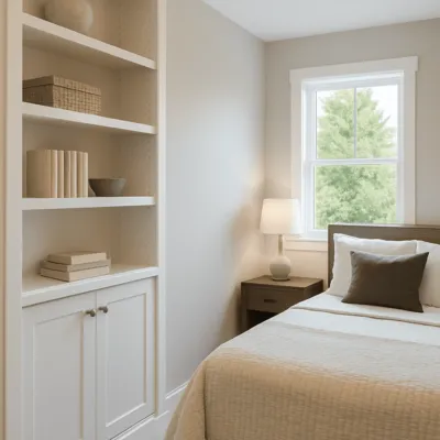 Built-in Bedroom Shelving in Seattle, WA