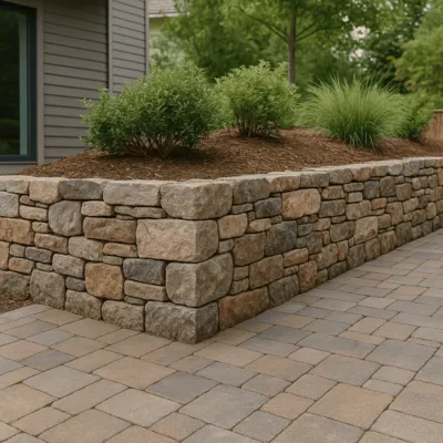 Stone Retaining Wall in Seattle, WA