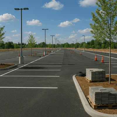 Surface Parking Construction in Bellevue, WA