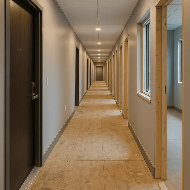 Seattle Multifamily Hallway Construction — Flooring, Lighting & Wayfinding