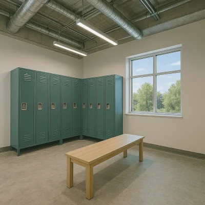 Seattle Warehouse Locker Rooms — Showers, Ventilation & Durable Finishes