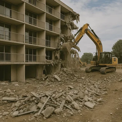 Seattle Hotel Exterior Demolition — Façades, Canopies, Storefront & Hardscape
