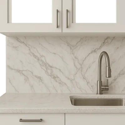 Slab Backsplash Installation in Bellevue, WA