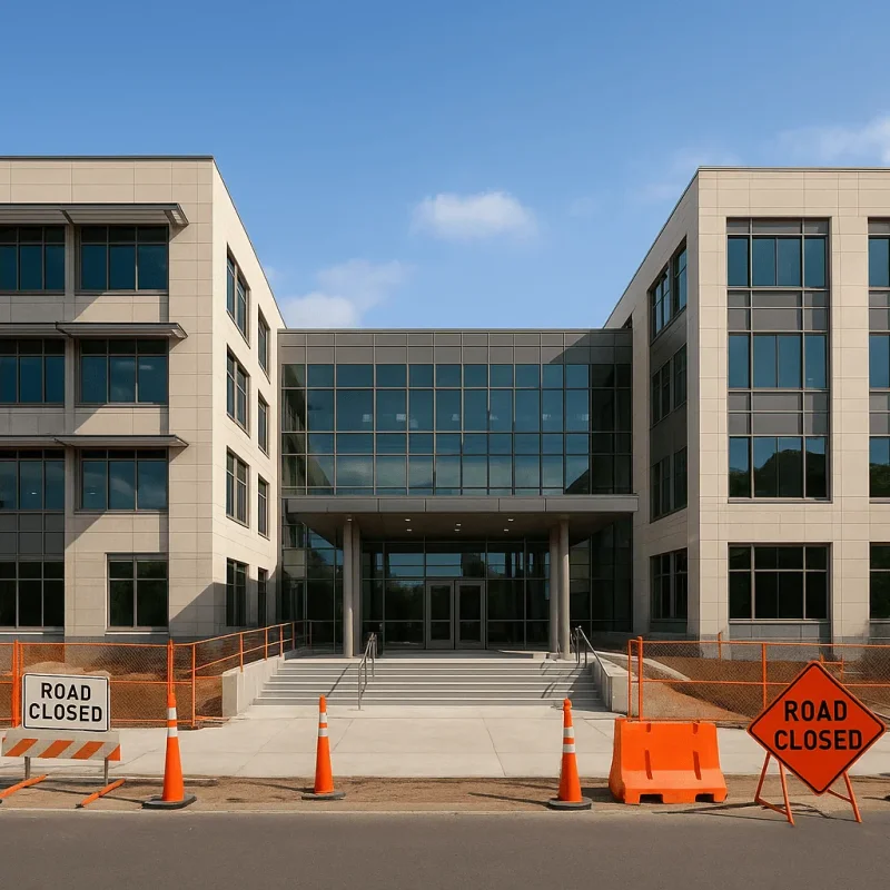 Seattle Government Office Construction — Reception, Counters & Conference