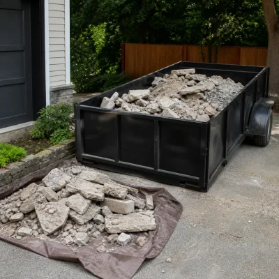 Hardscape Debris Haul-Away in Seattle, WA