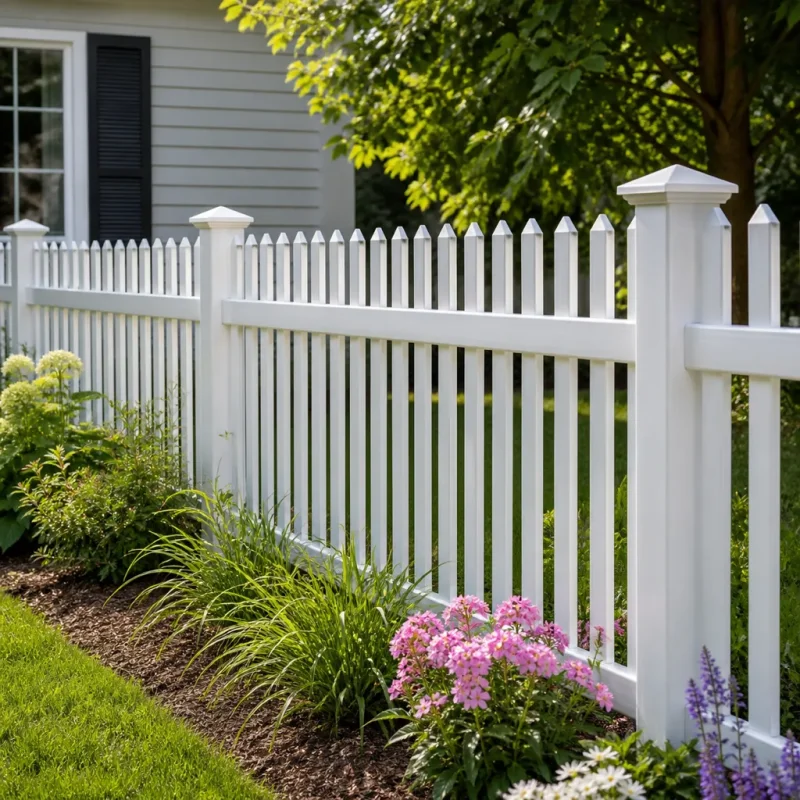 Vinyl Picket Fence in Seattle, WA