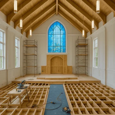 Seattle Sanctuary Construction — Acoustics, AV, Lighting & Sightlines