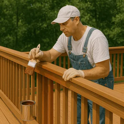 Deck Railing Painting in Seattle, WA