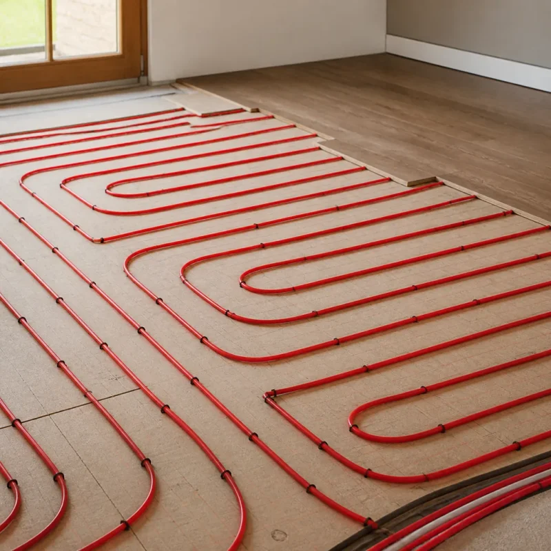 Hydronic Heated Floors Installation in Bellevue, WA