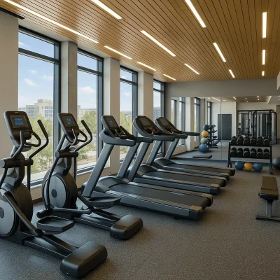 Seattle Multifamily Fitness Centers — Flooring, Mirrors & HVAC