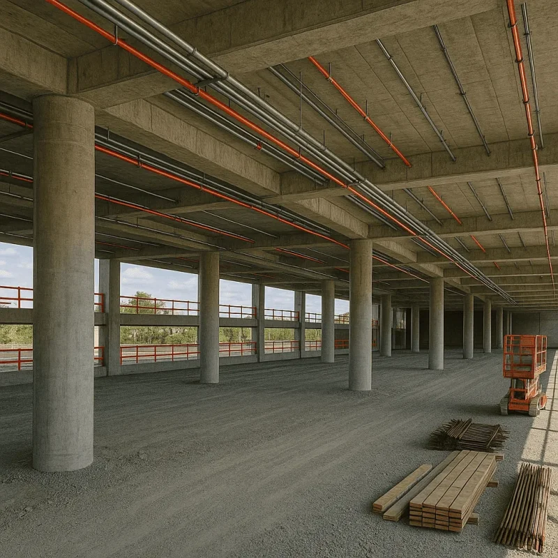 Underground Parking Construction in Bellevue, WA