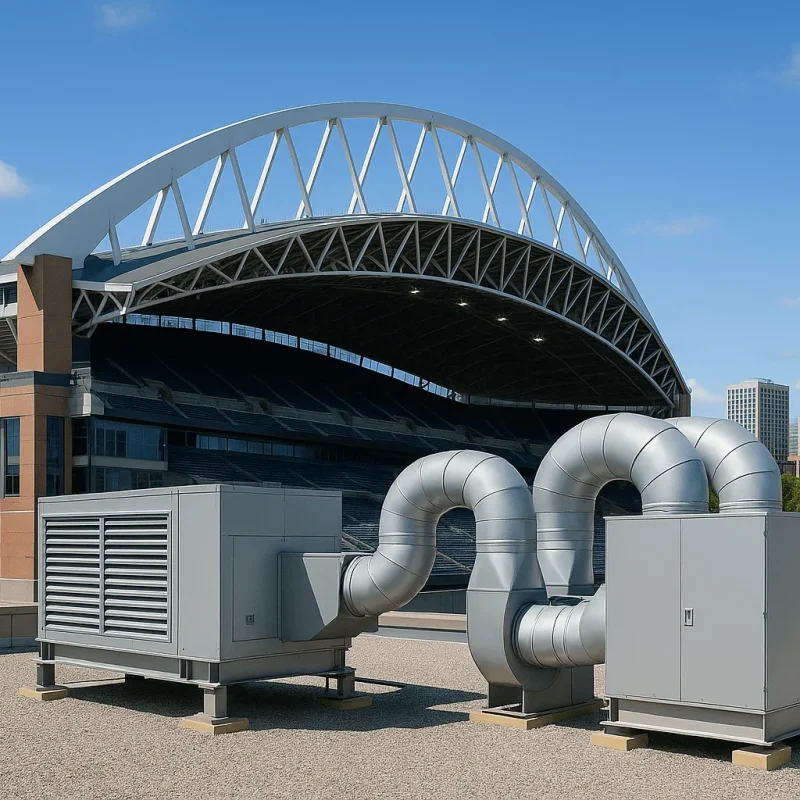 Seattle Sports Facility HVAC Installation — Ventilation, Dehumidification & Controls