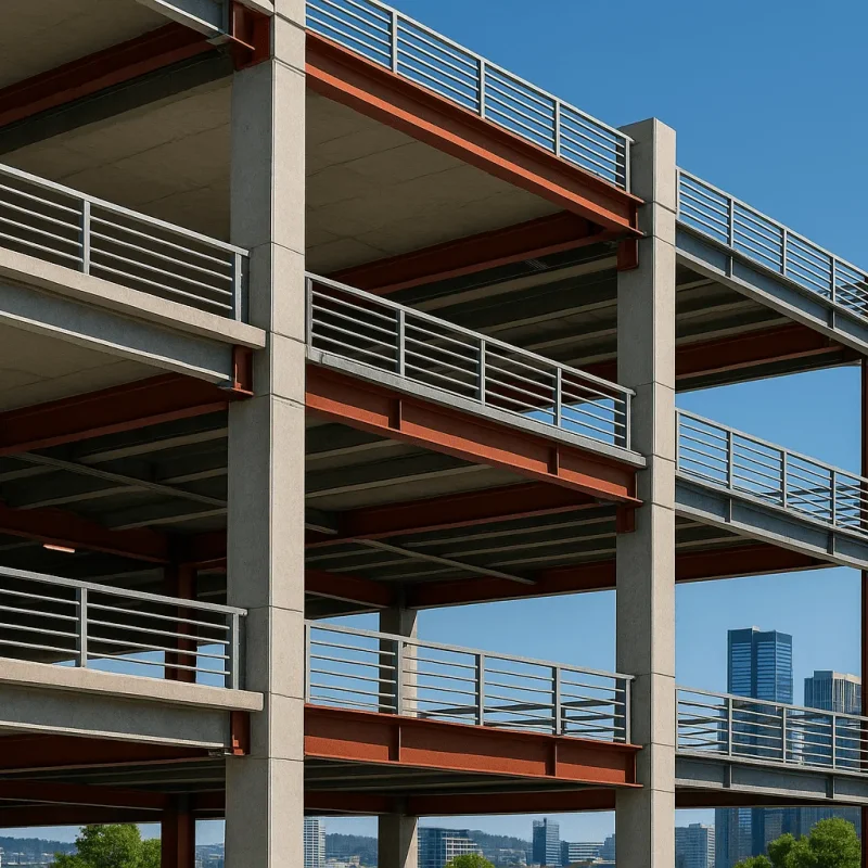 Seattle Hybrid Parking Structures — Precast/Steel & Speed to Market