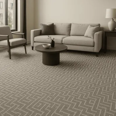 Pattern Carpet Flooring Installation in Bellevue, WA