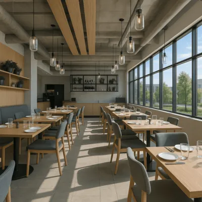 Seattle Restaurant Dining Areas — Layout, Finishes & Lighting