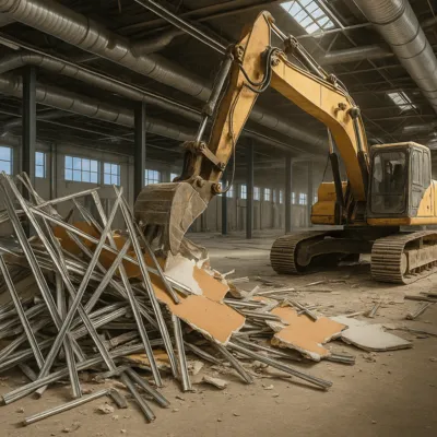 Seattle Industrial Interior Demolition — Soft Strip, Saw-Cut & Haul-Off