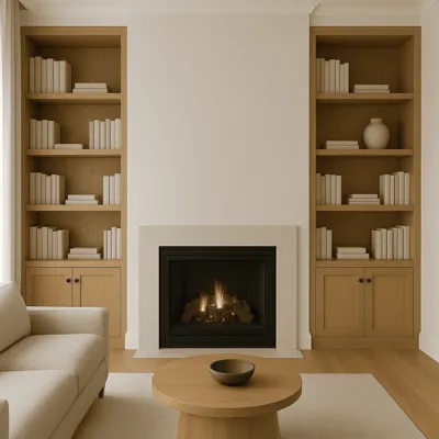 Built-in Bookcase Construction and Remodeling in Bellevue, WA