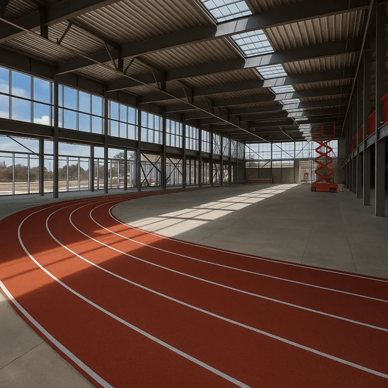 Indoor Track Construction in Bellevue, WA