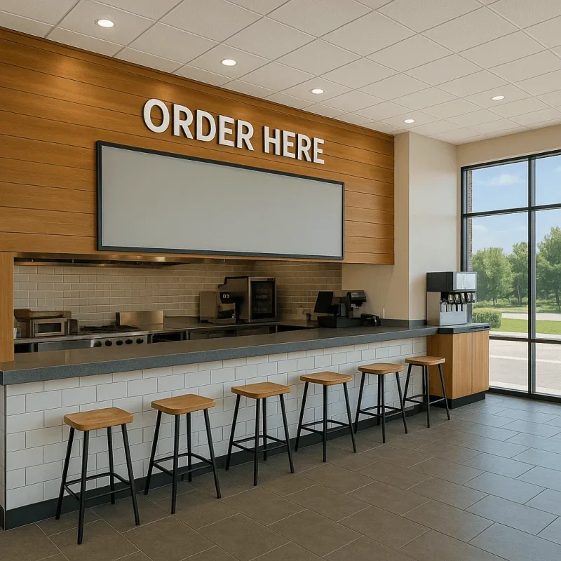 Seattle Counter Service Construction — Lines, POS, Sneeze Guards & MEP