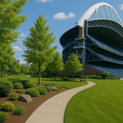 Seattle Sports Facility Landscaping — Plantings, Irrigation & Wayfinding