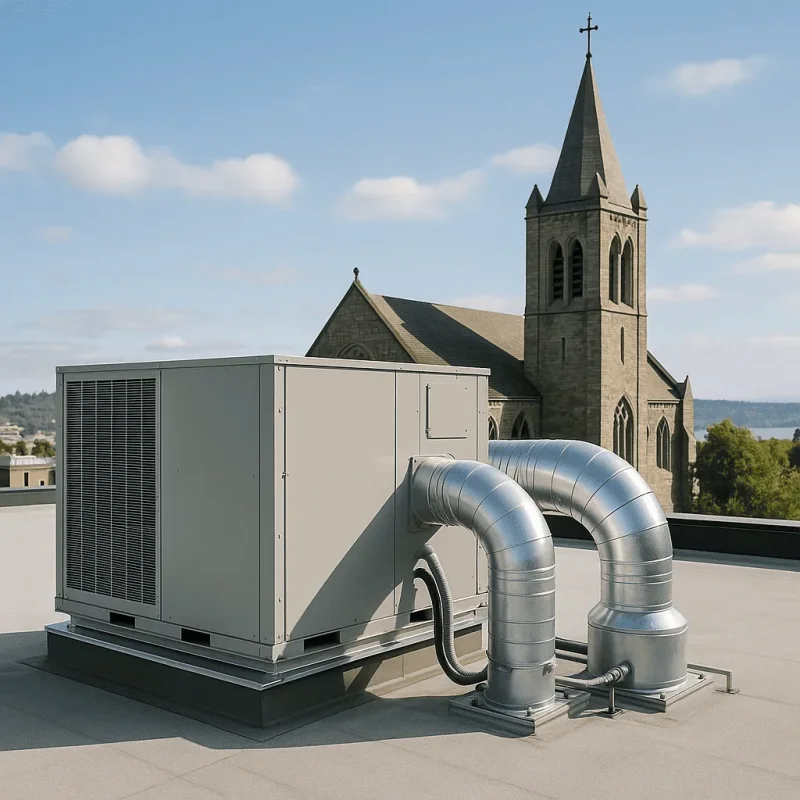 Seattle Religious HVAC Installation — Ventilation, Heating & Controls